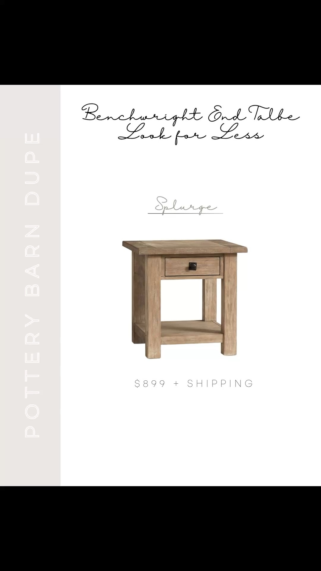 If you love the look of the Pottery Barn Benchwright square end table but not the price tag, these are the best look-for-less options I’ve found. Same warm wood farmhouse style, just way more budget friendly 🤍 Linking my favorites here so you can easily compare.

#LTKSaleAlert #LTKHome