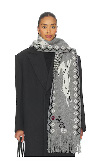Cecily Scarf in Grey | Revolve Clothing (Global)