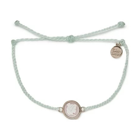 Pura Vida Rose Gold-Plated Disney Belle Cameo Charm Bracelet - Adjustable Band Brand Charm - Winterfresh | Walmart (US)