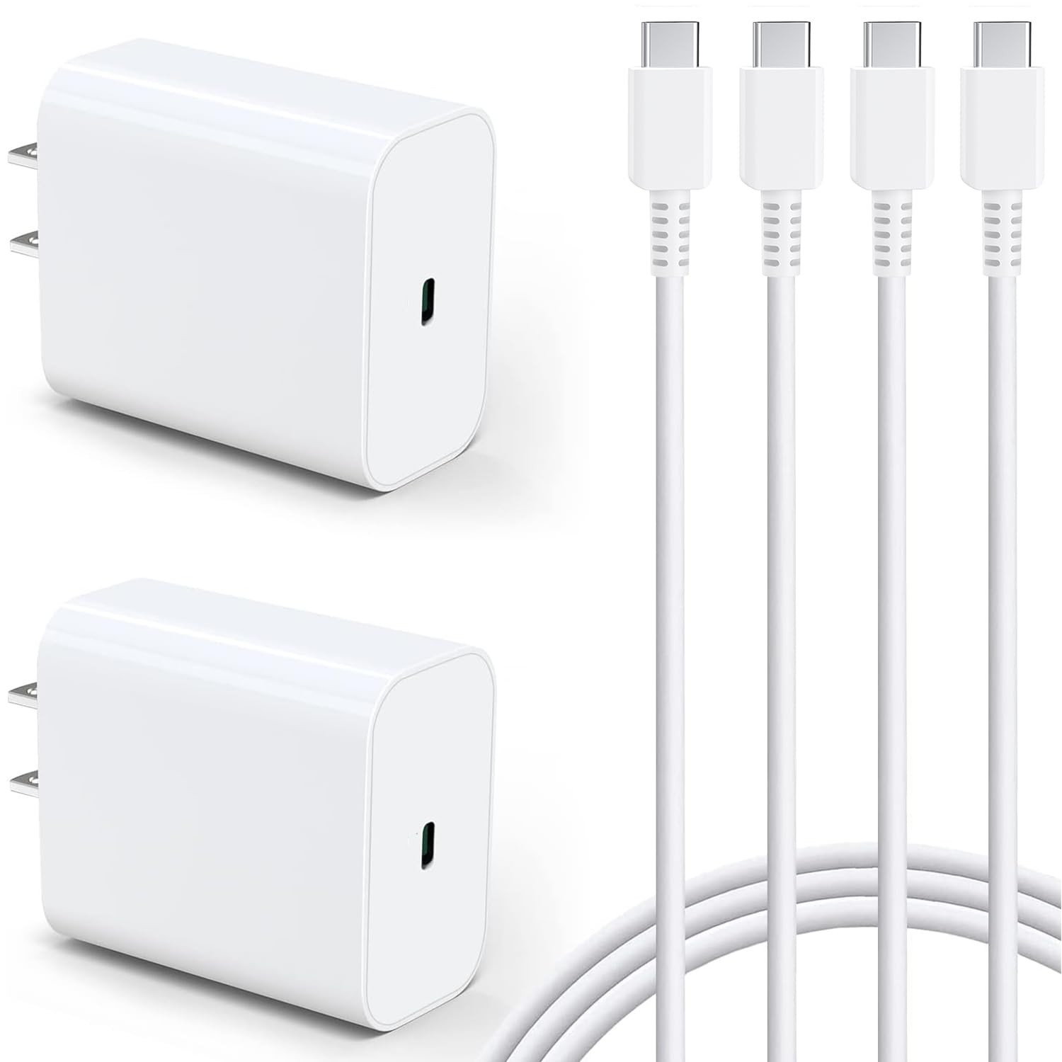 45W Super Fast Charger Block, 2Pack Type C Fast Charging Block with 6FT USB C Charger Cable Compa... | Amazon (US)
