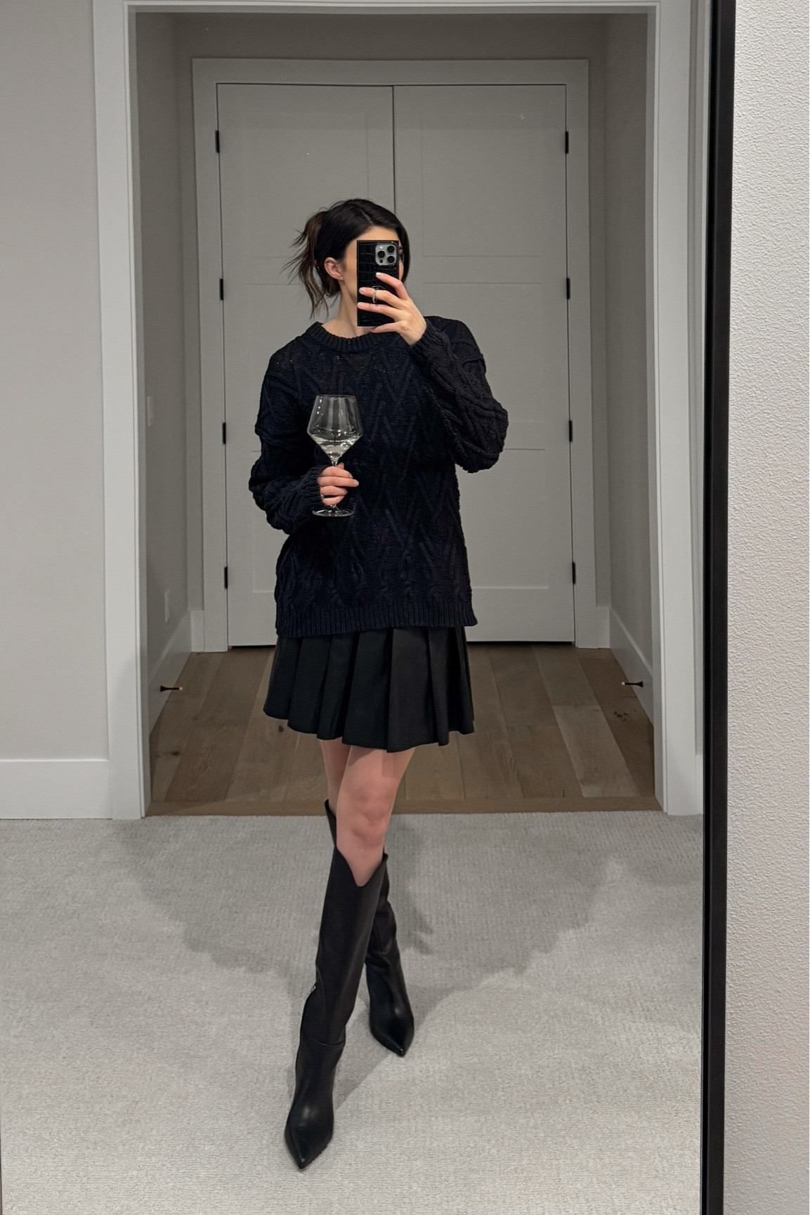 Winter date night outfit 