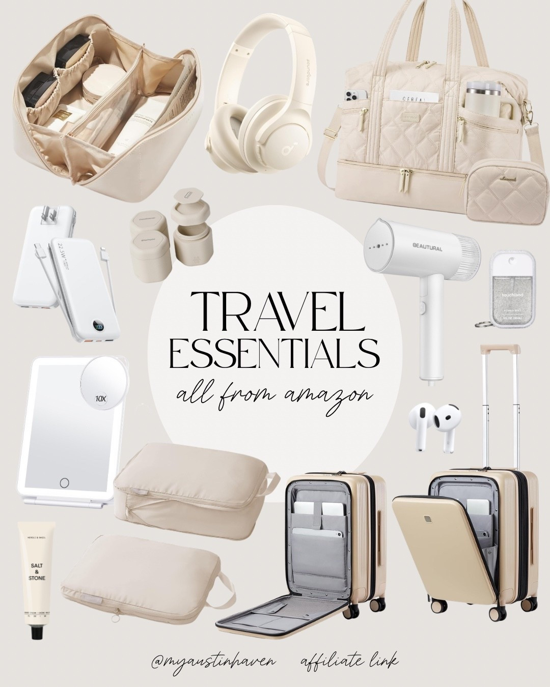 Amazon Travel Round Up ✈️

Keep it stylish and functional with these travel essentials. 

Luggage, toiletry bags, packing cubes, tech, gadgets, headphones, skincare, amazon finds, travel accessories, gift ideas, must haves, affordable finds, packing essentials, airplane carry on,

Travel essentials

#LTKTravel #LTKmomlife #LTKdayinmylife