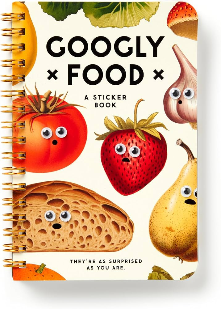 Brass Monkey Googly Food Sticker Book (A Brass Monkey Sticker Book) | Amazon (US)