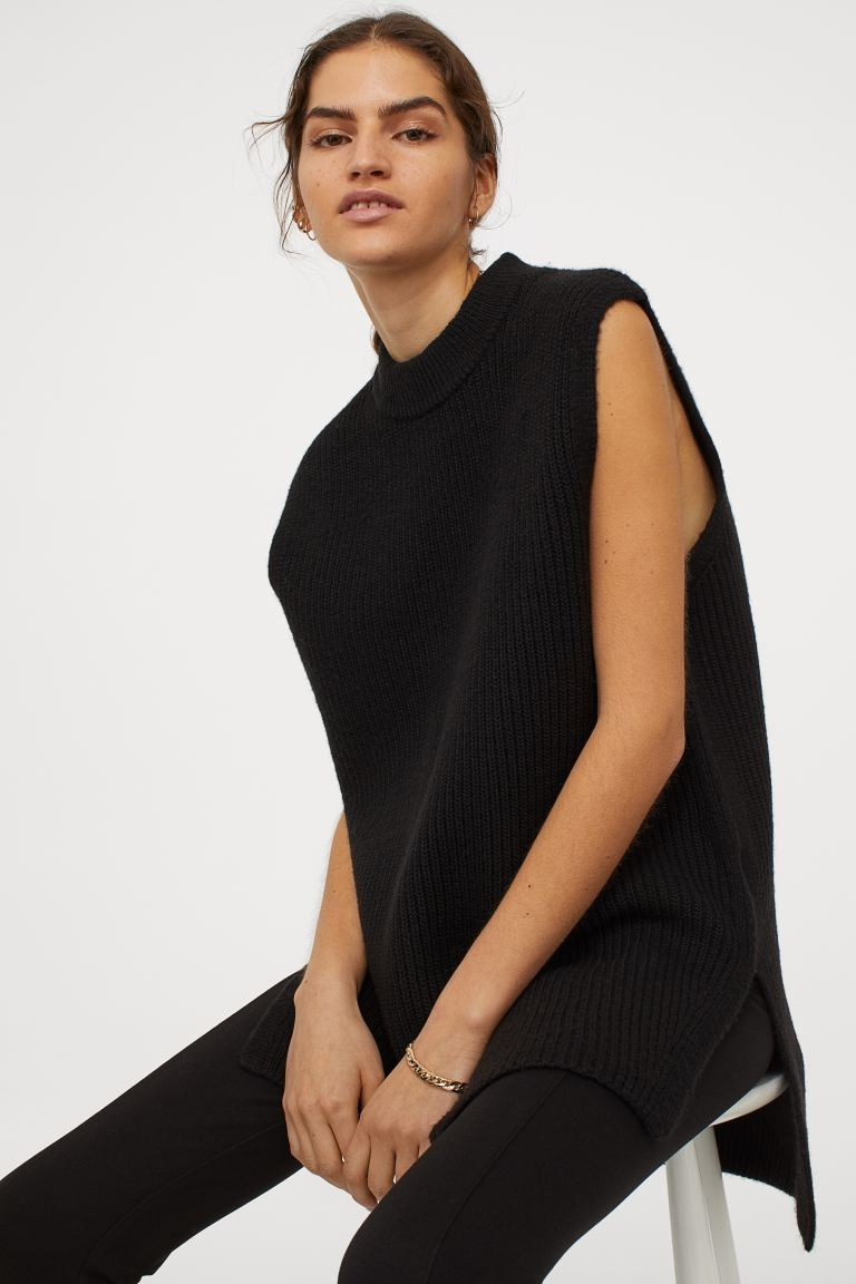 Rib-knit Sweater Vest | H&M (US + CA)
