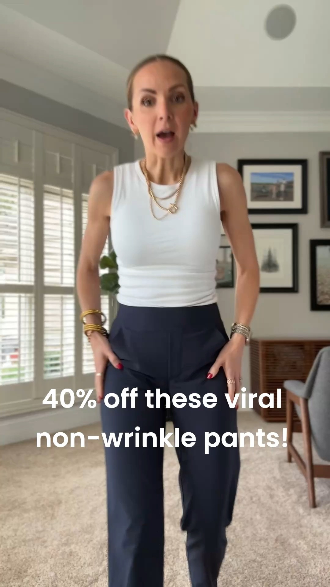 40% off these Athleta pants that are perfect for teachers, travel, the office, or every day. So comfortable and non-wrinkle.  I’m wearing a size 2. Check their size guide. ￼￼

#LTKootd #LTKgrwm #LTKSeasonal