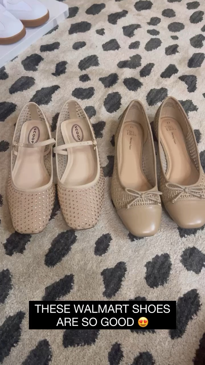 Spring shoes at Walmart! These mesh ballet flats from Scoop are so fabulous and give you the trend without the price tag. They’re $35, which is the best price I’ve seen on this incredibly popular style of shoe. Also love the Time and Tru neutral flats with mesh and raffia details. Under $20! These are so luxe and high end looking and I find they work even on my wider width foot.
5/21

#LTKPlusSize #LTKShoeCrush #LTKStyleTip