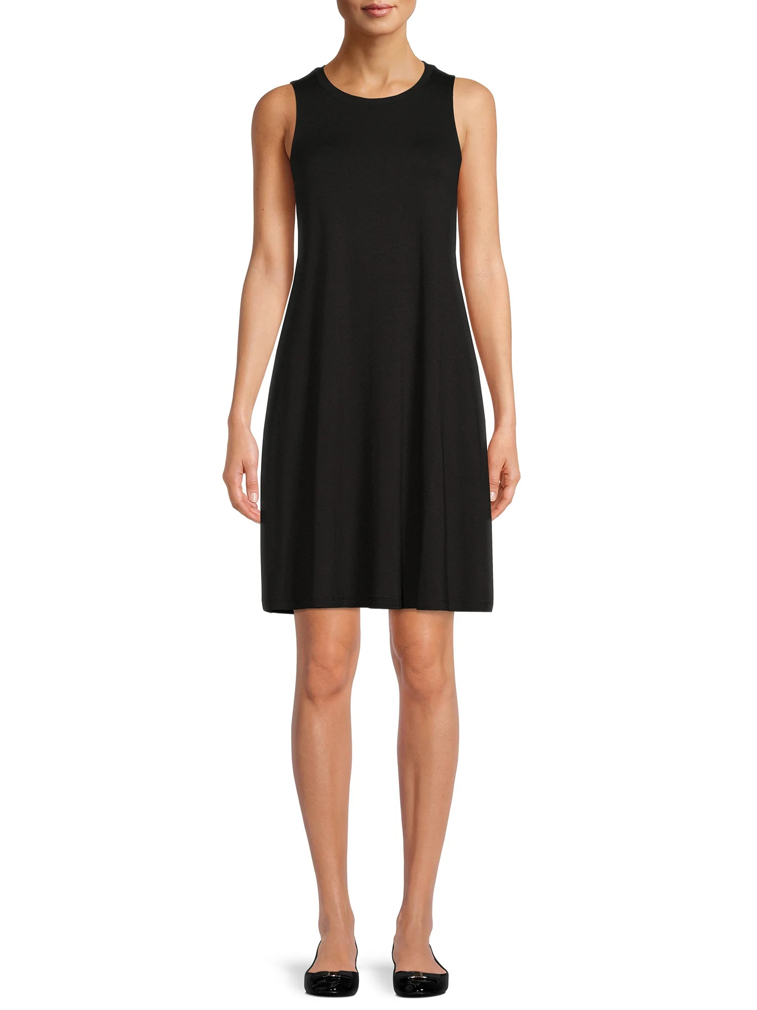 Time and Tru Women's Sleeveless Knit Dress | Walmart (US)
