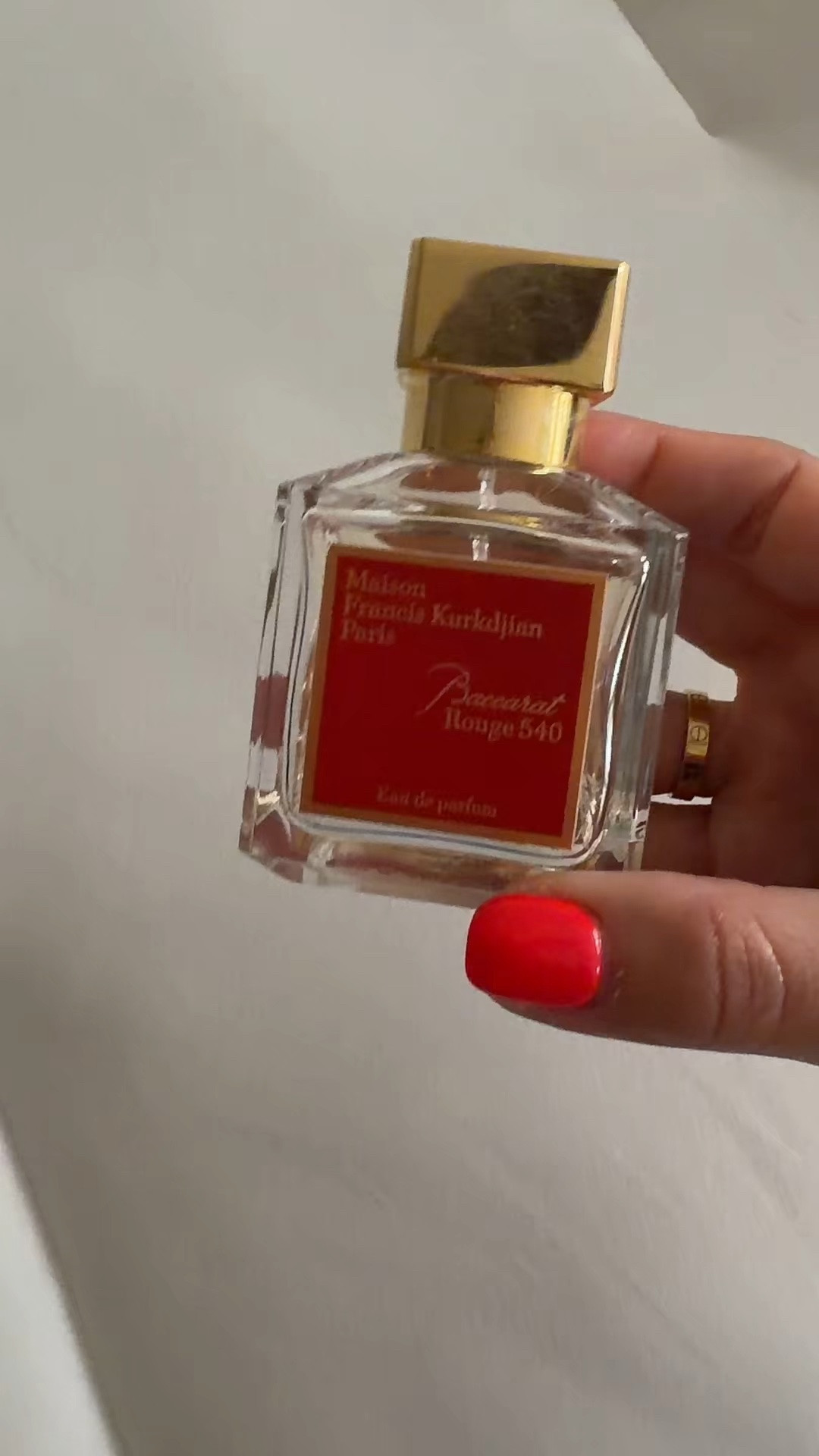 Baccarat perfume smells heavenly! Have the lotion and body wash too!!