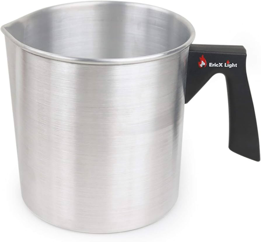EricX Light Candle Making Pouring Pot,2 pounds,Double Boiler Wax Melting Pot,Dripless Pouring Spo... | Amazon (US)