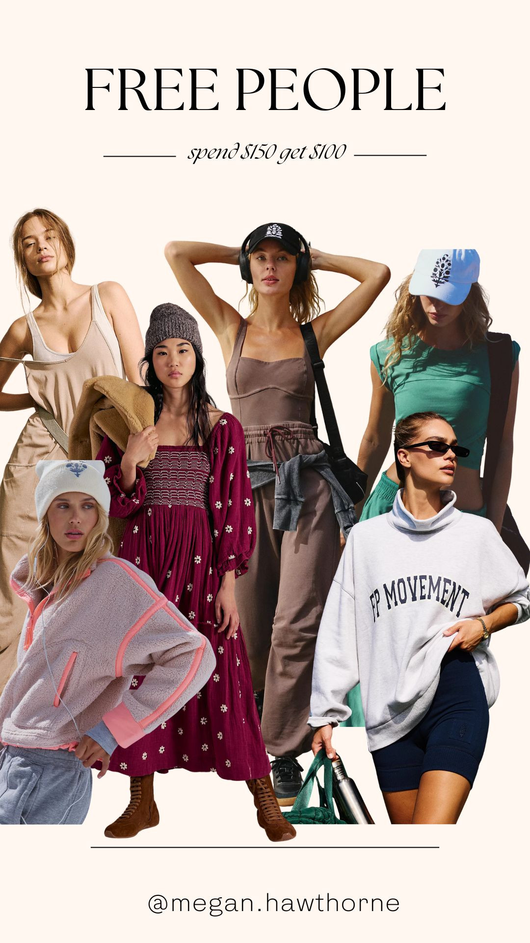 Free People Favorites! When you spend $150 you get $100 towards your next purchase!  

 #LTKSaleAlert #LTKMidsize #LTKTall