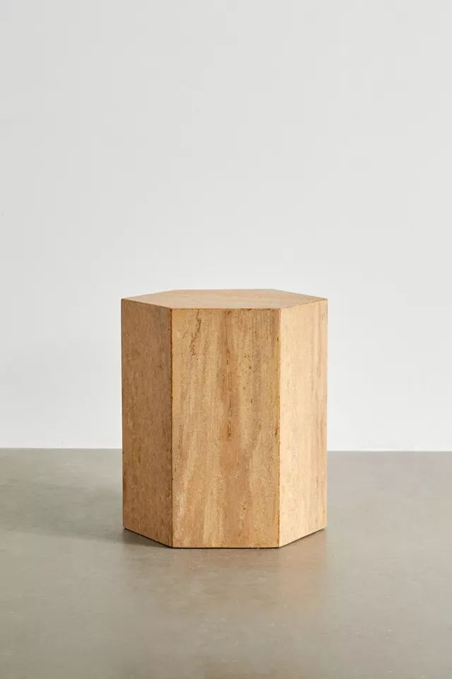 Stone Hex Side Table | Urban Outfitters (US and RoW)