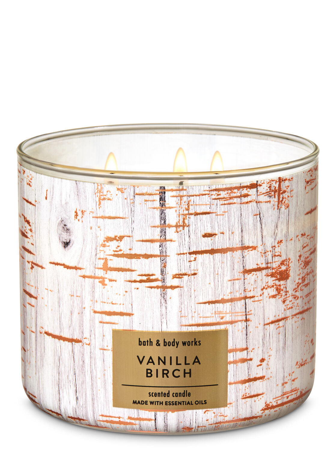 Vanilla Birch 3-Wick Candle | Bath & Body Works