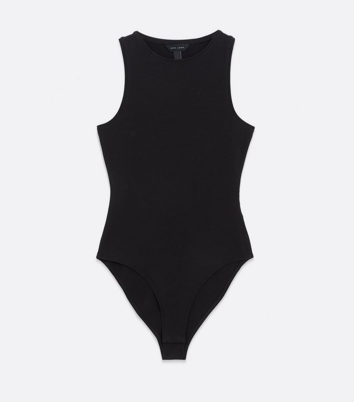 Black Jersey Sleeveless Bodysuit
						
						Add to Saved Items
						Remove from Saved Items | New Look (UK)