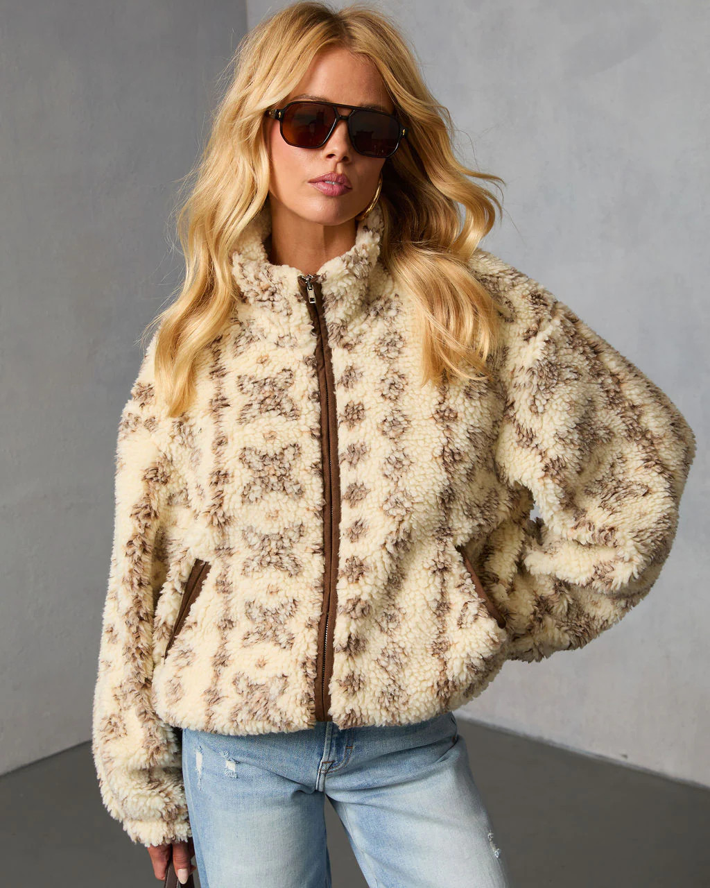 Bramble Fair Isle Print Fleece Jacket | VICI