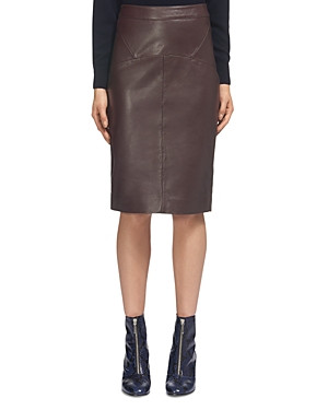 Whistles Kel Leather Pencil Skirt | Bloomingdale's (US)