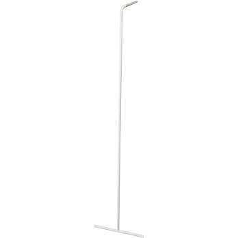 Yamazaki Home Leaning Slim Coat Hanger Clothes Rack, Space Saving Steel One Size White | Amazon (US)