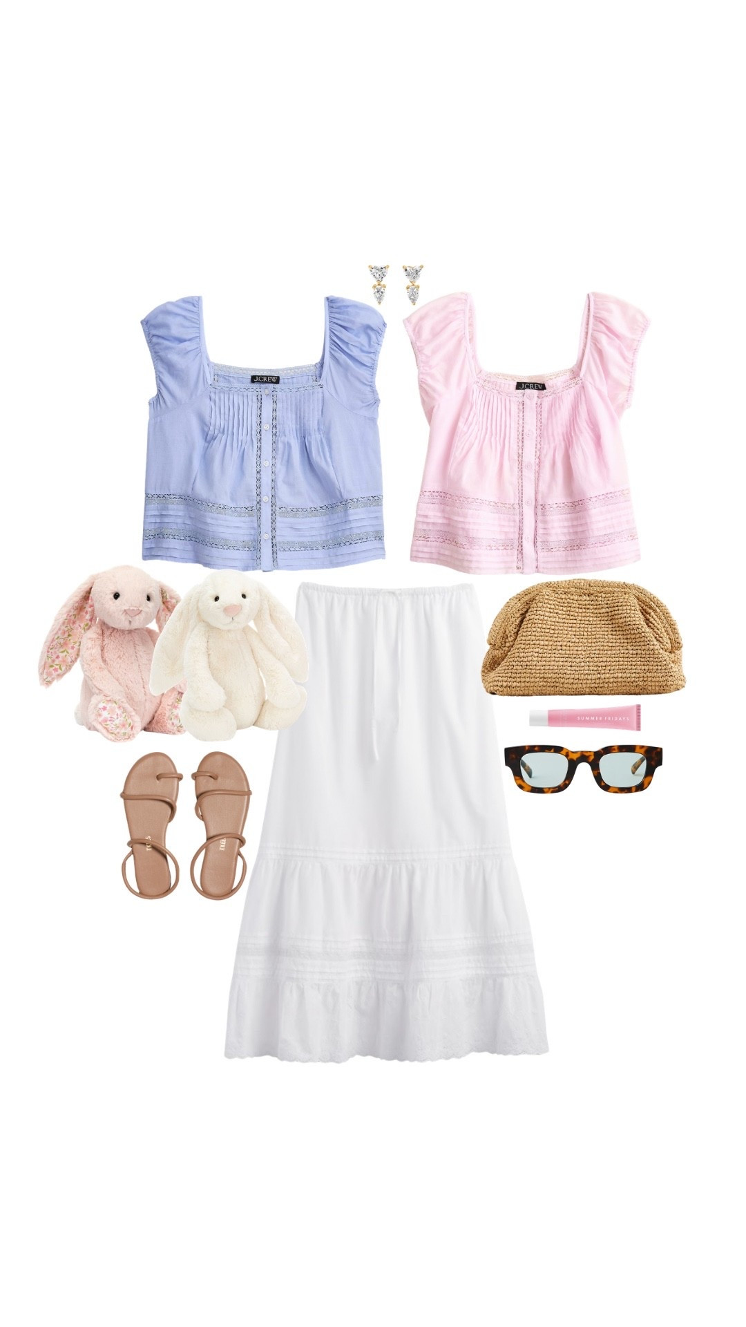 Spring baby shower outfit idea! Would be good for Easter too!