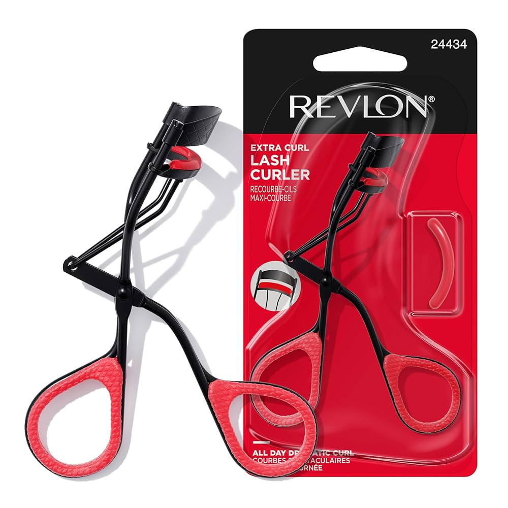 Revlon Extra Curl Lash Curler, Gives an All Day Dramatic Curl, with Finger Grips for a Non Slip G... | Amazon (US)