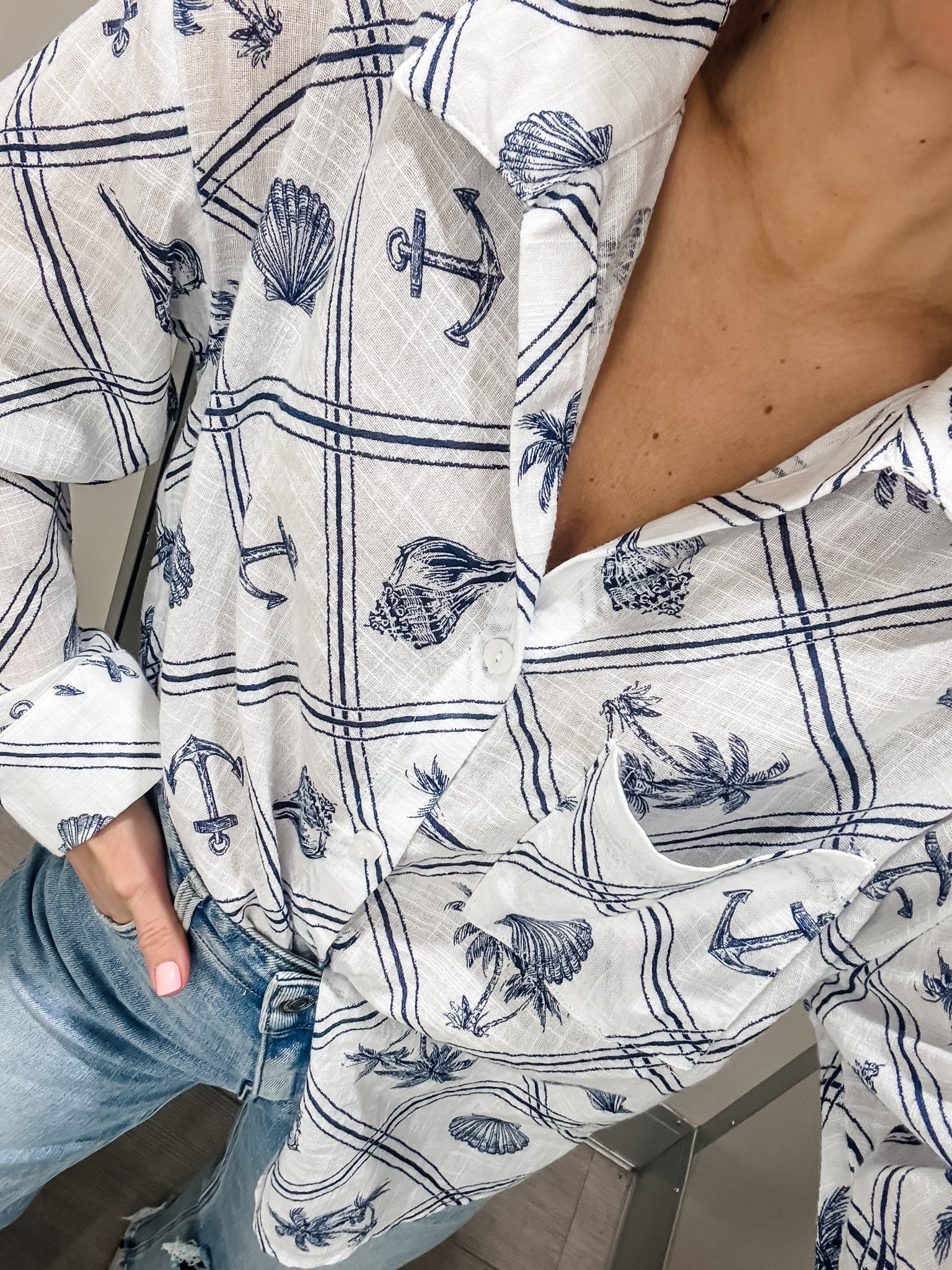 Medium gauze top. Target style.

#LTKOver40