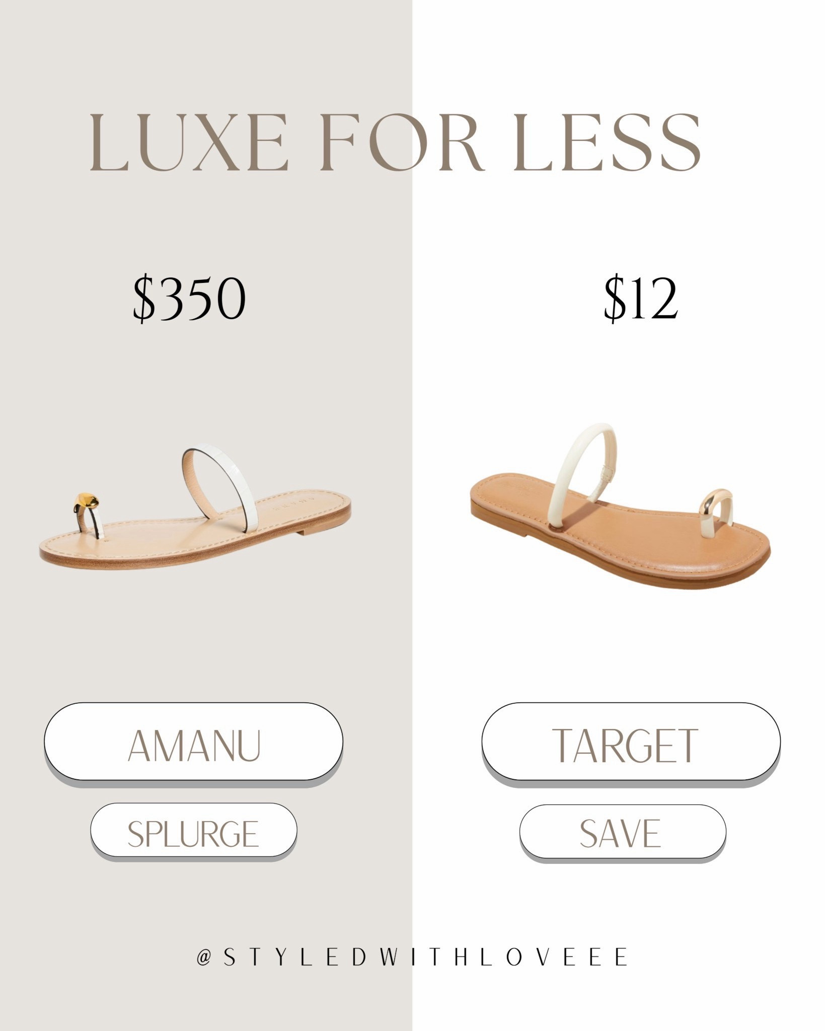 If you're drawn to the sleek design of Amanu sandals but want to save, Target has some fantastic, budget-friendly options that still offer a stylish and comfortable fit. While Amanu sandals are known for their luxurious craftsmanship and premium materials, Target’s sandals deliver a similar trendy look and great wearability at a fraction of the cost. You can rock a chic, summer-ready vibe with the Target pair, proving that you don’t always need to splurge to step out in style!!! 

 #LTKSwim #LTKTravel