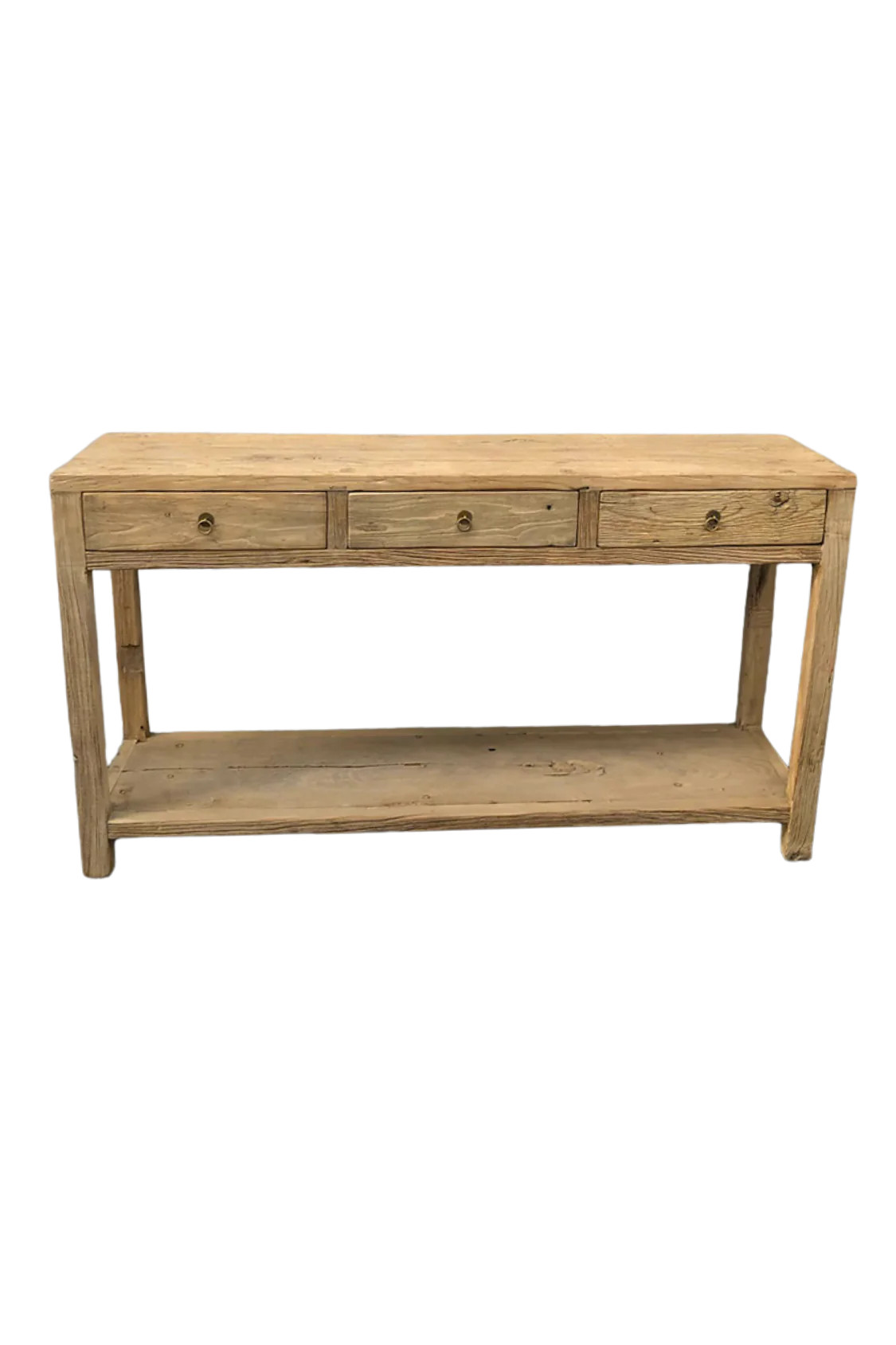 Capitola Console Elm Wood Console Table | Luxe B Co
