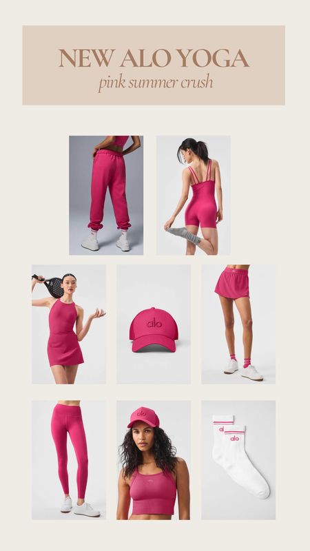 New Alo Yoga drop in pink summer crush!! This color is so fun for spring and summer workouts, I have the dress and I love it!!

Alo yoga, pink summer crush, athleisure, activewear, fitness, pilates, workout onesie, spring active trends 

#LTKfitness #LTKSeasonal #LTKActive