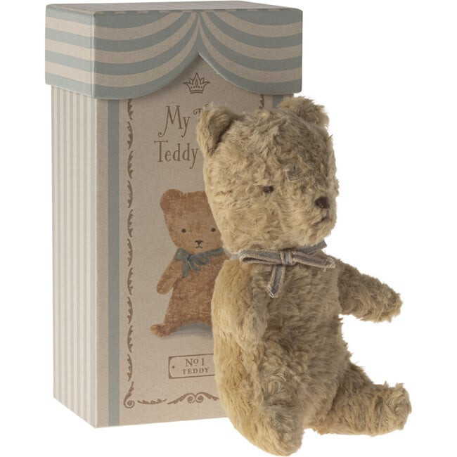 Baby Toys | Kids Toys | My first teddy - Sand (Blue) | Maileg from Maisonette | Maisonette