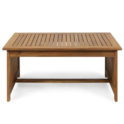40" X 24" 18.24" Wood Coffee Table In Brown Patina For Outdoor Festivity Hand Crafted Patina, Deep Wide High | Wayfair North America