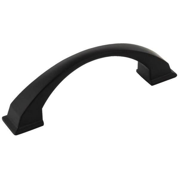 Jeffrey Alexander Roman 3-3/4 Inch Center to Center Arch Cabinet Pull - Matte Black | Bed Bath & Beyond