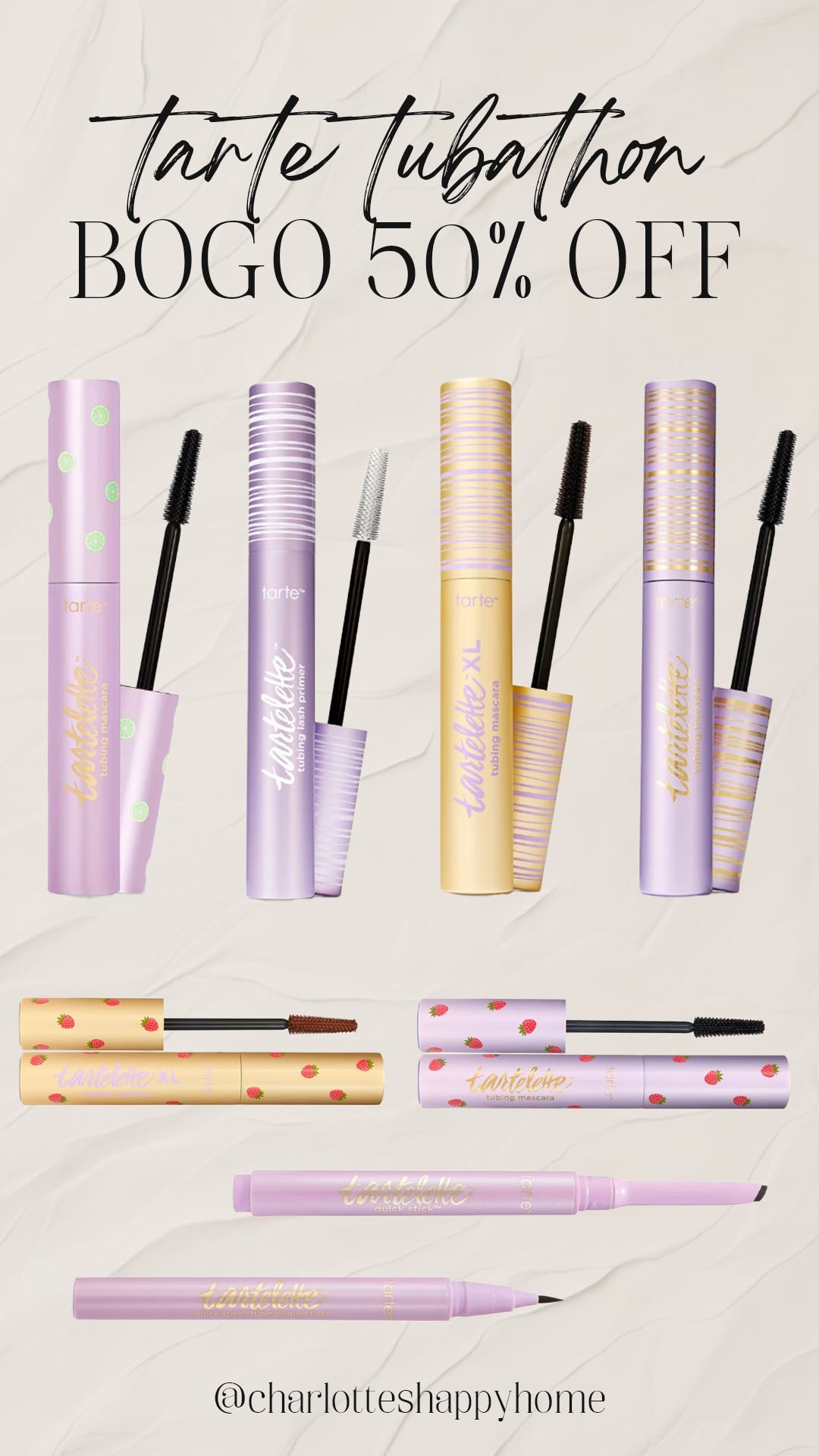 This Tarte sale is so good! BOGO 50% off tubing mascaras!

#tarte @Tarte

#LTKBeauty #LTKgrwm #LTKSaleAlert