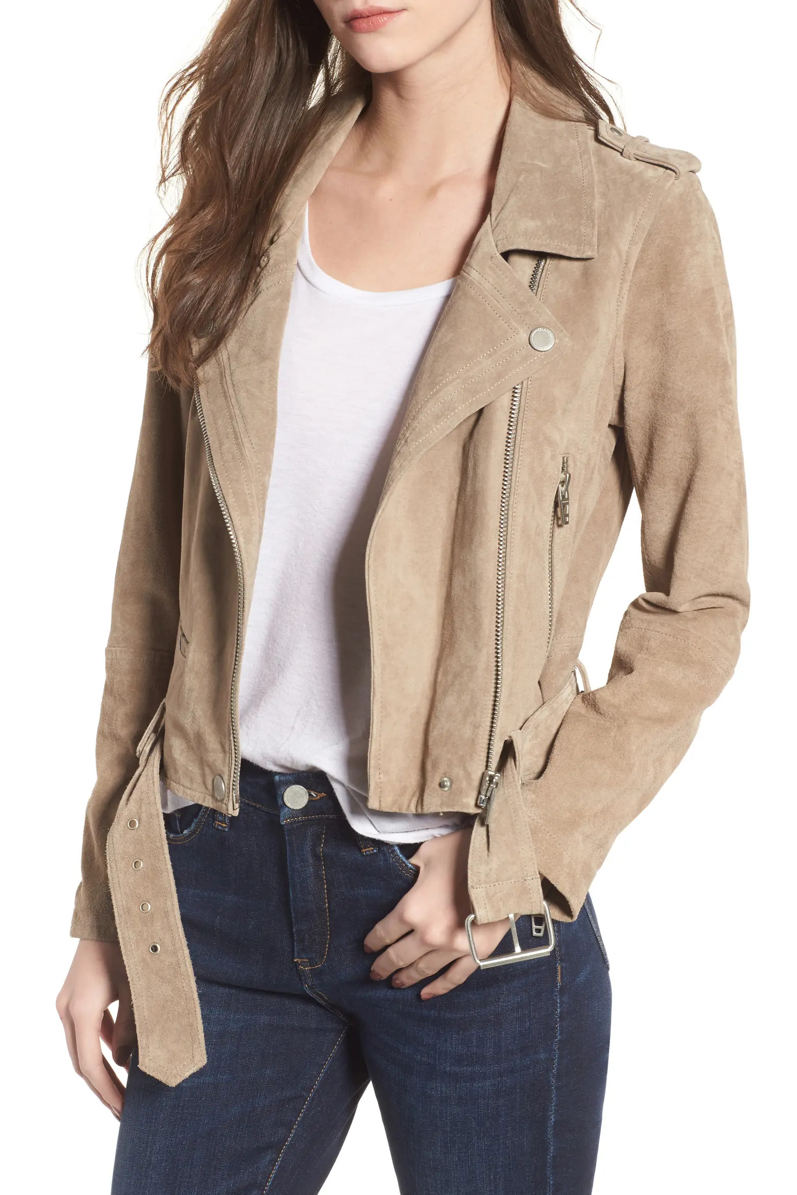 BLANKNYC Suede Moto Jacket (Women) | Nordstrom | Nordstrom