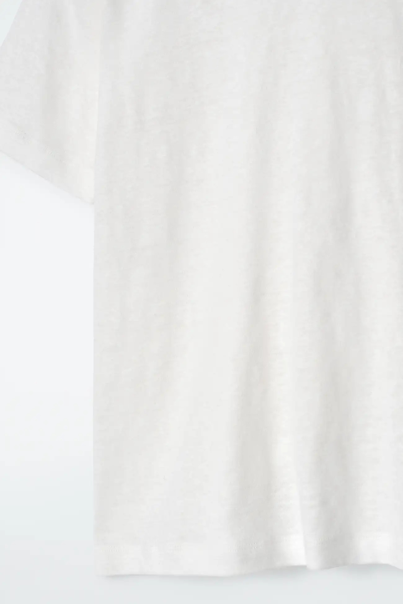 CREW-NECK LINEN T-SHIRT | COS (US)