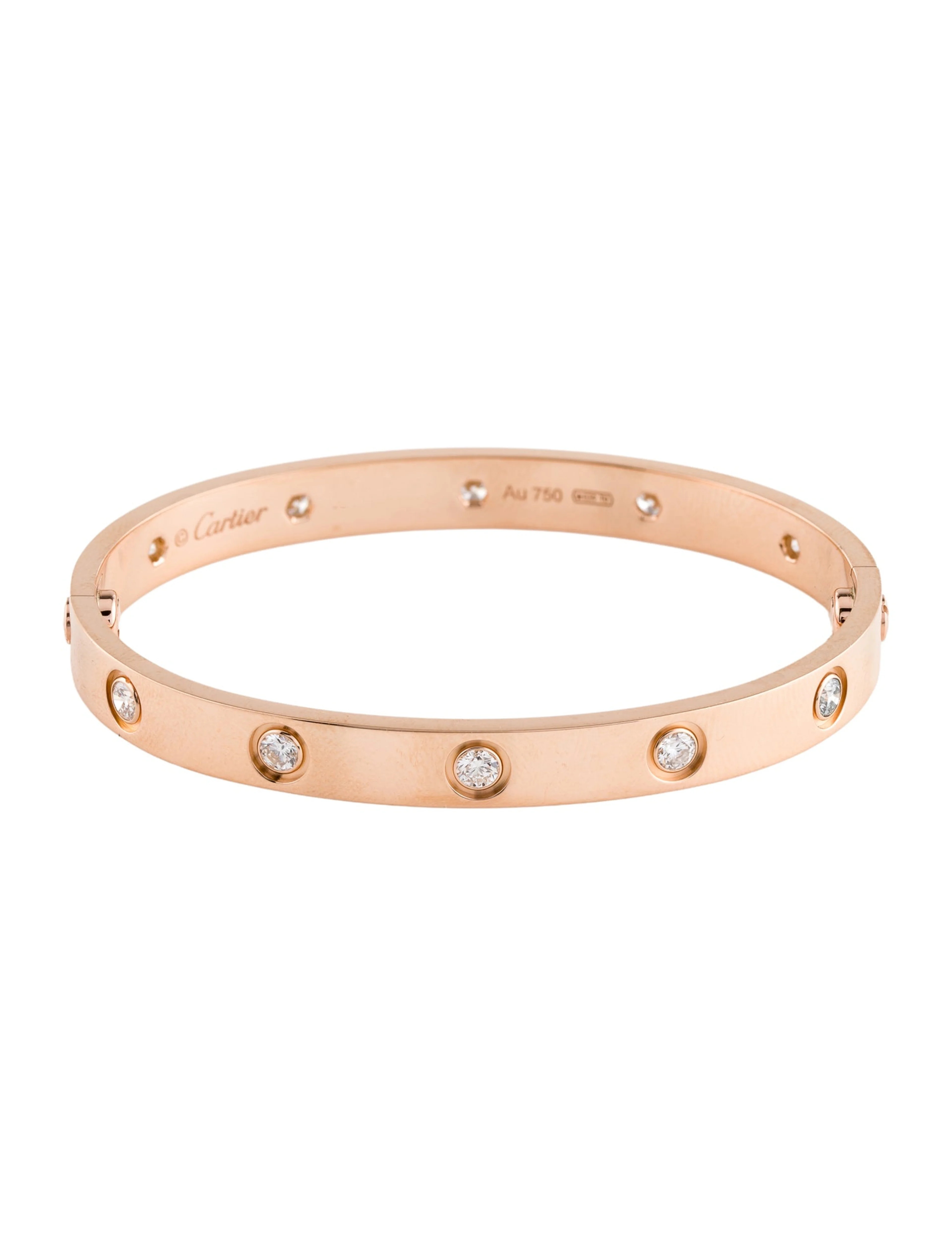 LOVE Bracelet, Classic Model, 10 Diamonds | The RealReal