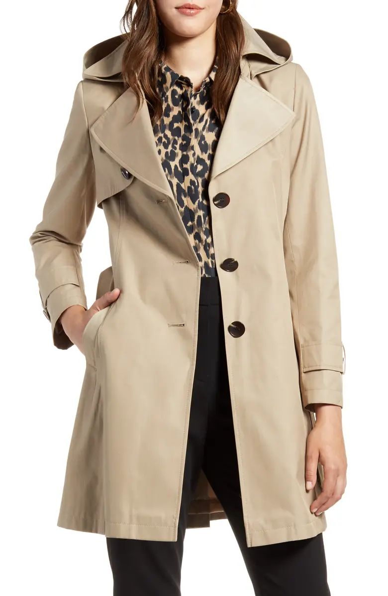 Hooded Trench Coat | Nordstrom Rack