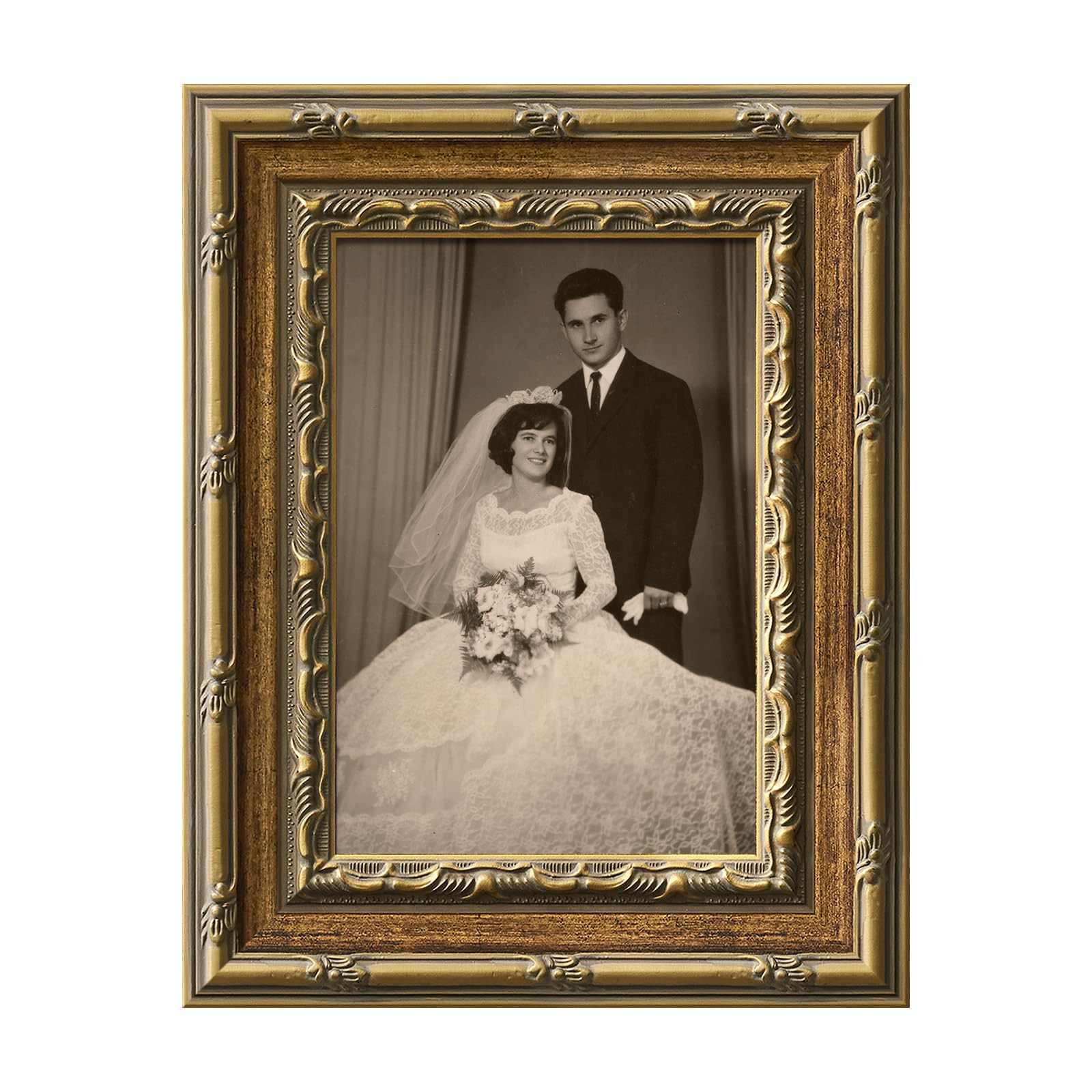 8x10 Vintage Picture Frame for Art Prints Illustration Drawings Paintings, Unique Baroque Decor F... | Amazon (US)