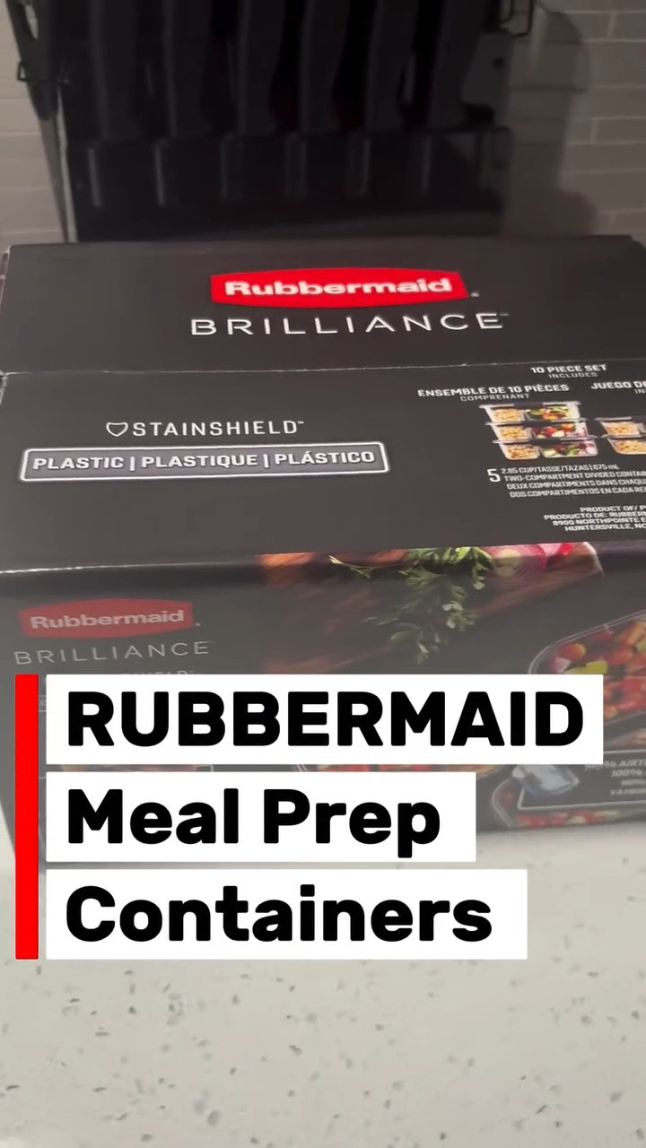 Elevate your meal prep game with @rubbermaid Brilliance containers! 🥗 They’re affordable, time-saving, and perfect for keeping your meals fresh and ready to go. 

#rubbermaid #mealprep #onthegomeals #foodstorage #budgetfriendlymeals