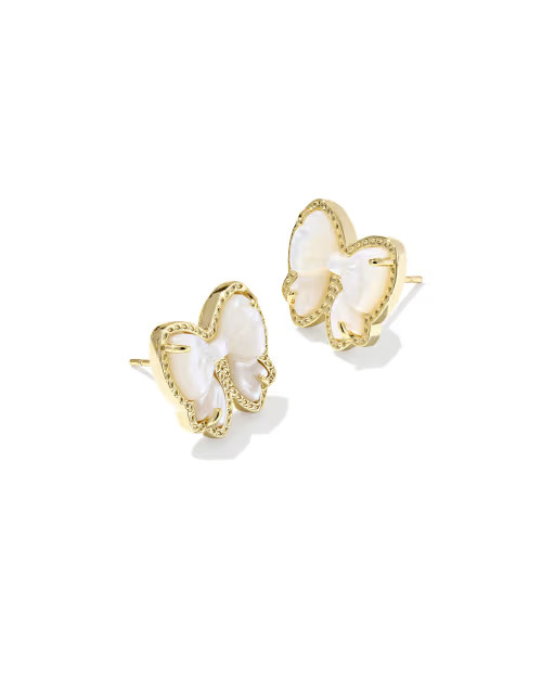 Haley Bow Gold Stud Earrings | Kendra Scott