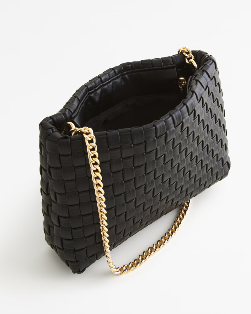 Mini Vegan Leather Chain Bag | Abercrombie & Fitch (US)