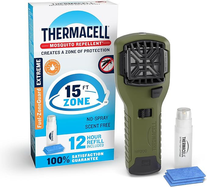 Thermacell Mosquito Portable Repeller; Includes 12-Hour Refill; 15 Foot Zone of Protection; Highl... | Amazon (US)