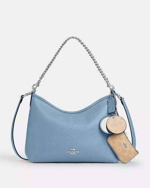 Laurel Shoulder Bag With Mirror Charm And PouchRating4.7$239(50% off)Comparable Value$478Color: S... | Coach Outlet US