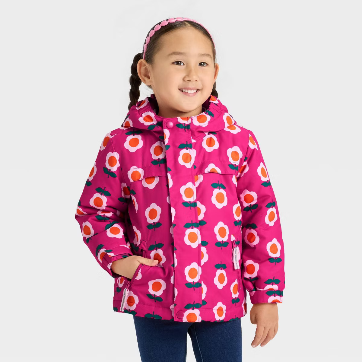 Toddler Girls' 3-in-1 Snowplay Jacket - Cat & Jack™ Pink | Target