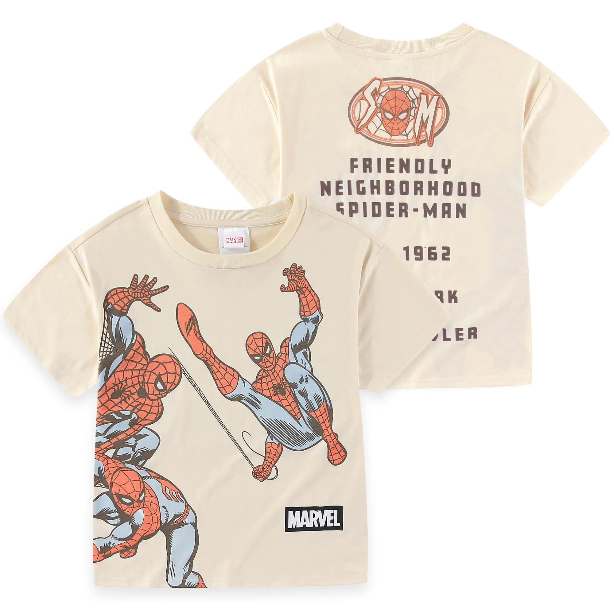 Marvel Spider-Man Short Sleeve T-Shirt (Boys), Sizes 8-16 | Walmart (US)