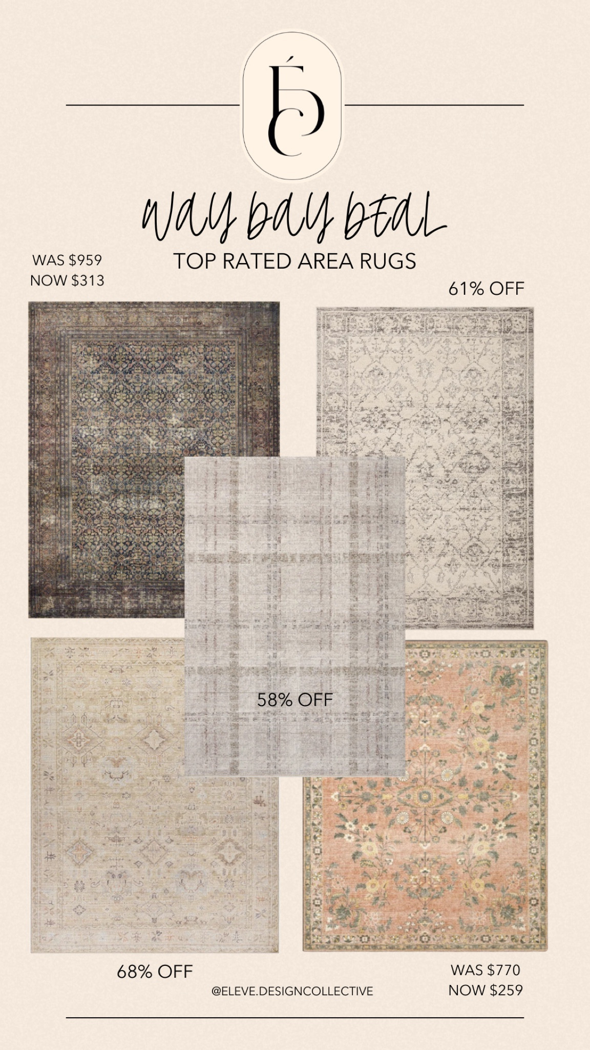 Way Day Deal! 
Shop up to 80% off area rugs

#arearugs #waydaydeals #wayfair #wayfairhome #ltkhome 

#LTKHome #LTKSeasonal #LTKSaleAlert