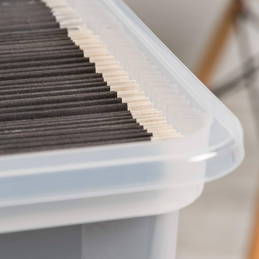 IRIS USA Letter/Legal File Tote Box, BPA-Free Storage Bin Tote Organizer with Durable and Secure Lat | Amazon (CA)