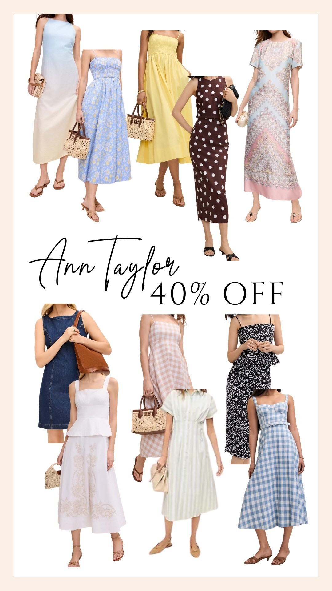 40% off Ann Taylor fashion finds for summer!

#LTKootd #LTKgrwm #LTKSaleAlert