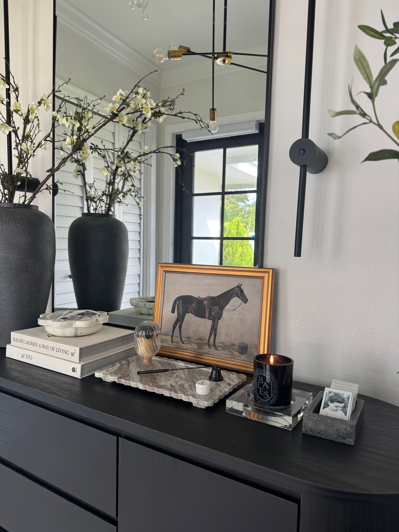 Foyer decor 🖤✨ 

#LTKSeasonal #LTKHome #LTKSaleAlert