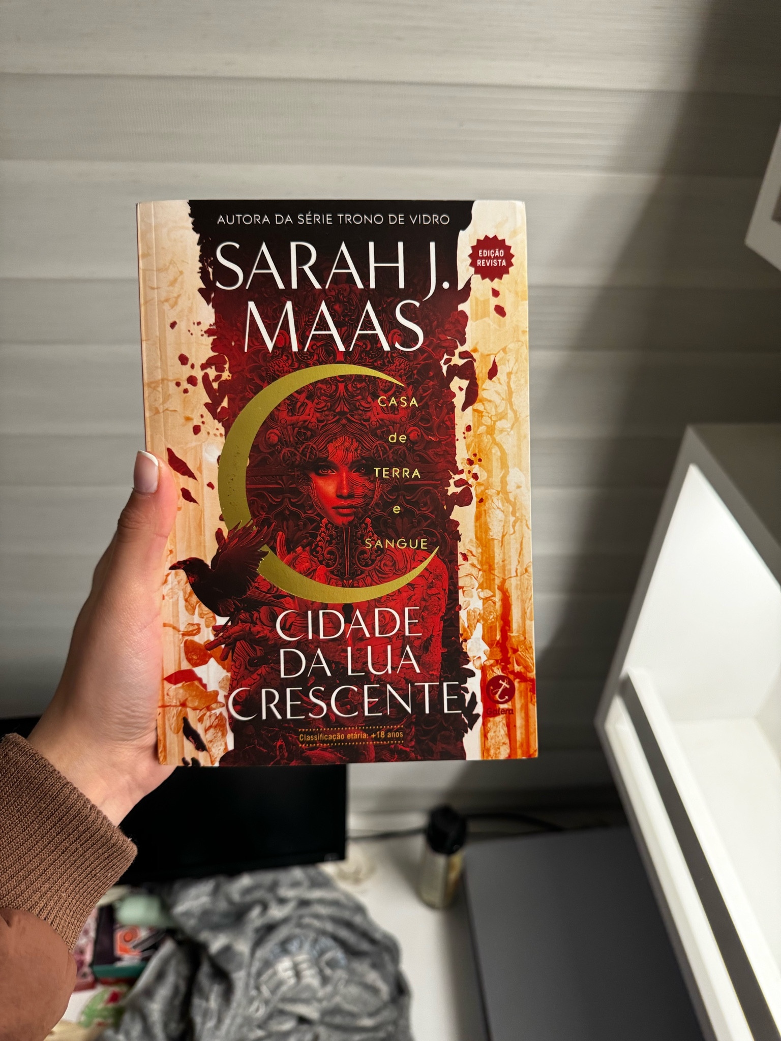 Bryce Quinlan tinha a vida perfeita - trabalhava duro o dia todo e festejava noite adentro -, até que um demônio assassina alguns de seus melhores amigos, deixando-a destruída e mudando sua vida para sempre. Sem entender como sobreviveu ao ataque da besta, a semifeérica tenta superar a perda, com o consolo de que o culpado por conjurar o demônio está atrás das grades. Mas quando os crimes recomeçam, dois anos depois e com as mesmas características, Bryce se vê no meio de uma investigação que pode ajudá-la a vingar a morte dos amigos.

Hunt Athalar é um notório anjo caído, agora escravizado pelos arcanjos que um dia tentou derrubar. Suas habilidades brutais e força incrível foram definidas para alcançar um único objetivo: assassinar – sem perguntas – os inimigos do seu chefe. Mas com um demônio causando estragos na cidade, ele ofereceu um acordo irresistível: ajudar Bryce a encontrar o assassino, e sua liberdade estará ao seu alcance.

Enquanto Bryce e Hunt se aprofundam nas entranhas da Cidade da Lua Crescente, eles descobrem um poder sombrio que ameaça tudo e todos que amam, e encontram um no outro uma paixão ardente – que teria o poder de libertar os dois, se eles apenas a aceitassem.

#LTKgiftguide #LTKstyletip #LTKover50style