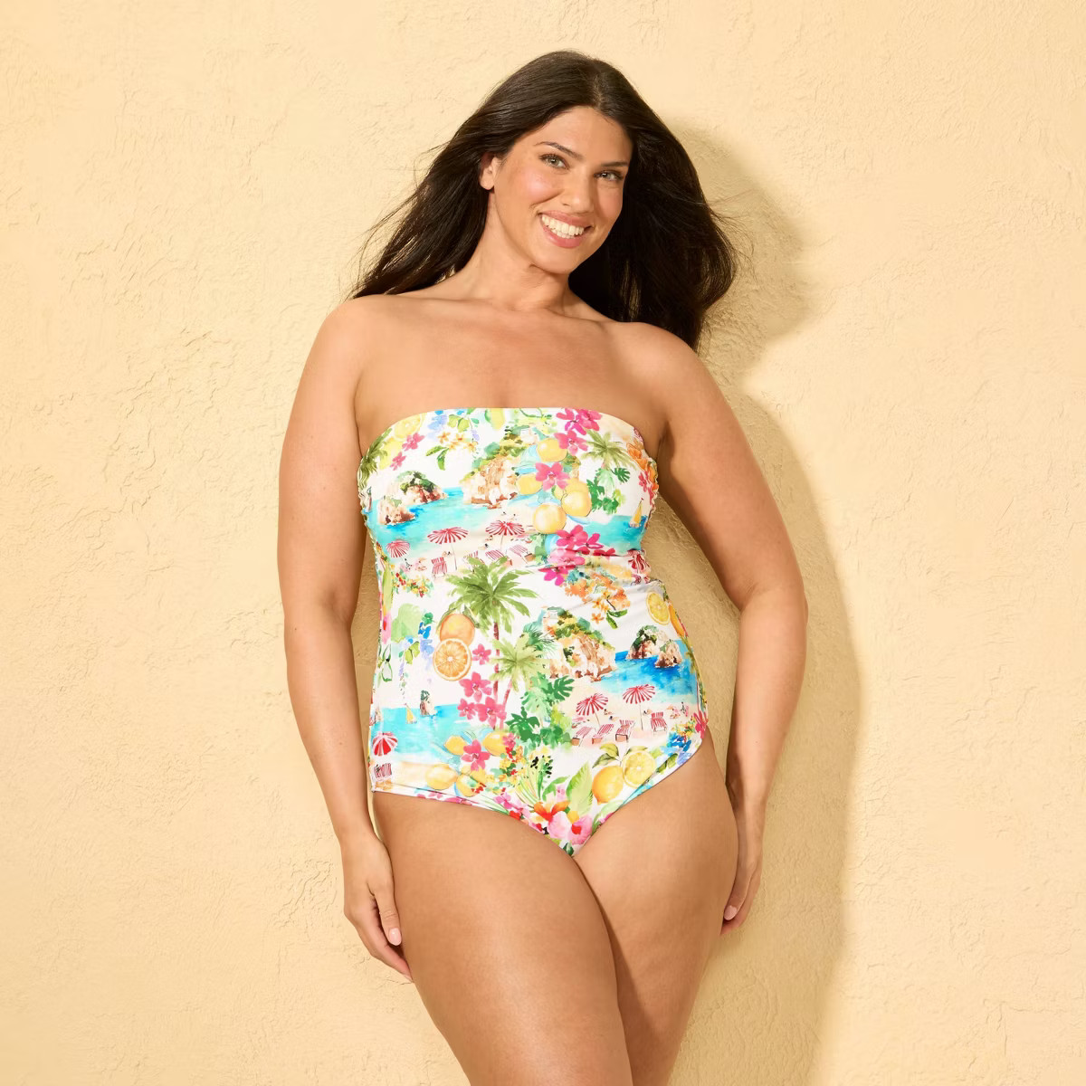 Women's High Leg Medium Coverage One Piece Swimsuit - Shade & Shore™ Multi | Target