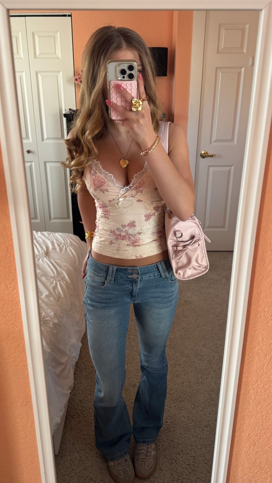 cute spring outfit for school pink

#LTKgrwm #LTKootd #LTKSeasonal