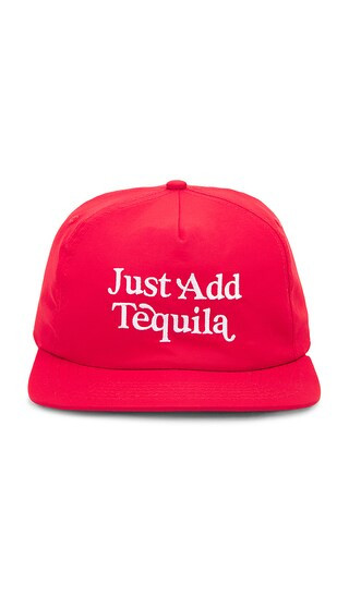 Motel Margarita Just Add Tequila Snapback Hat in Red - Red. Size all. | Revolve Clothing (Global)
